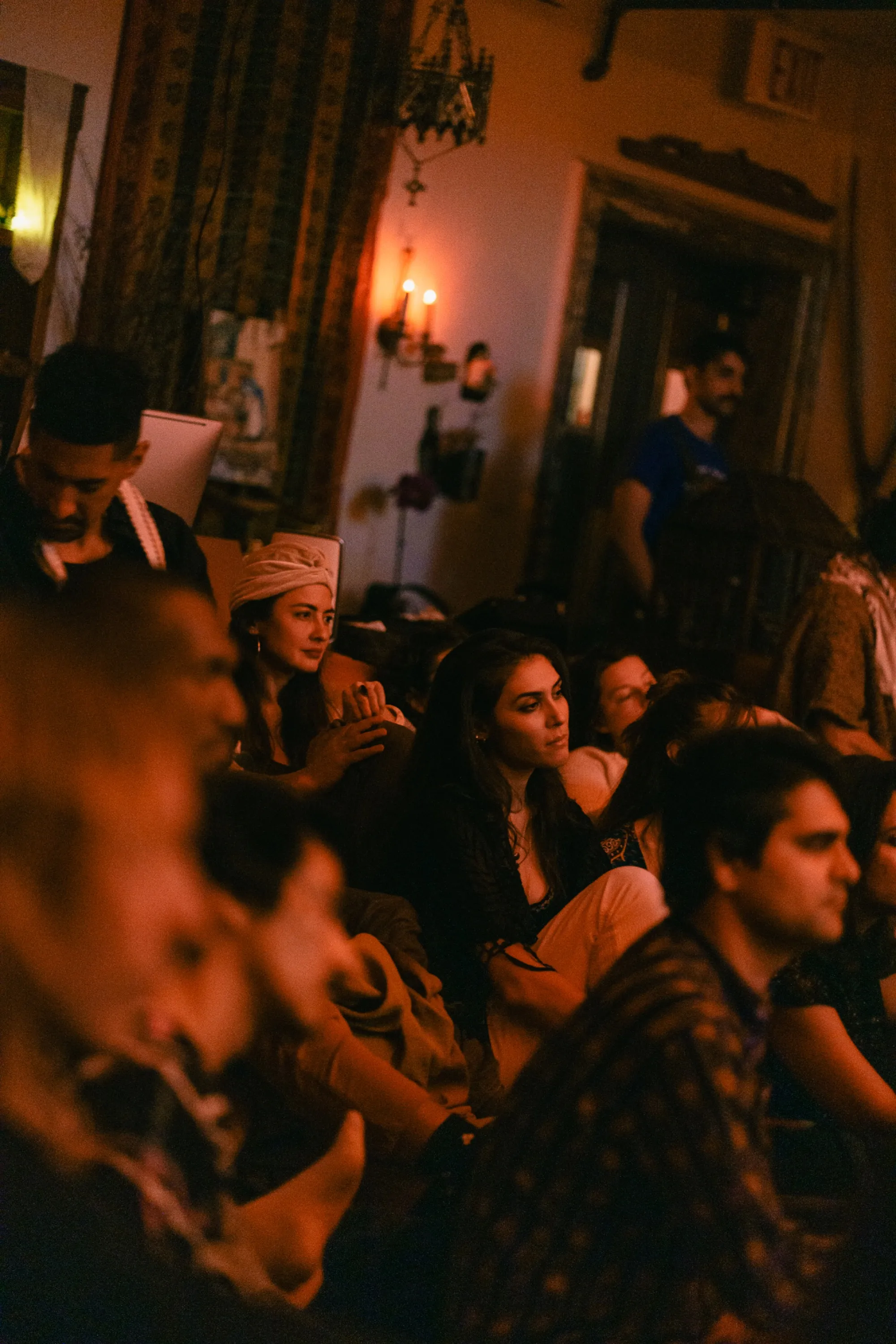 Global artist Benjamin Urbaez and DJ Dreeemy performing spiritual music live at Love Is Everything event in Harlem