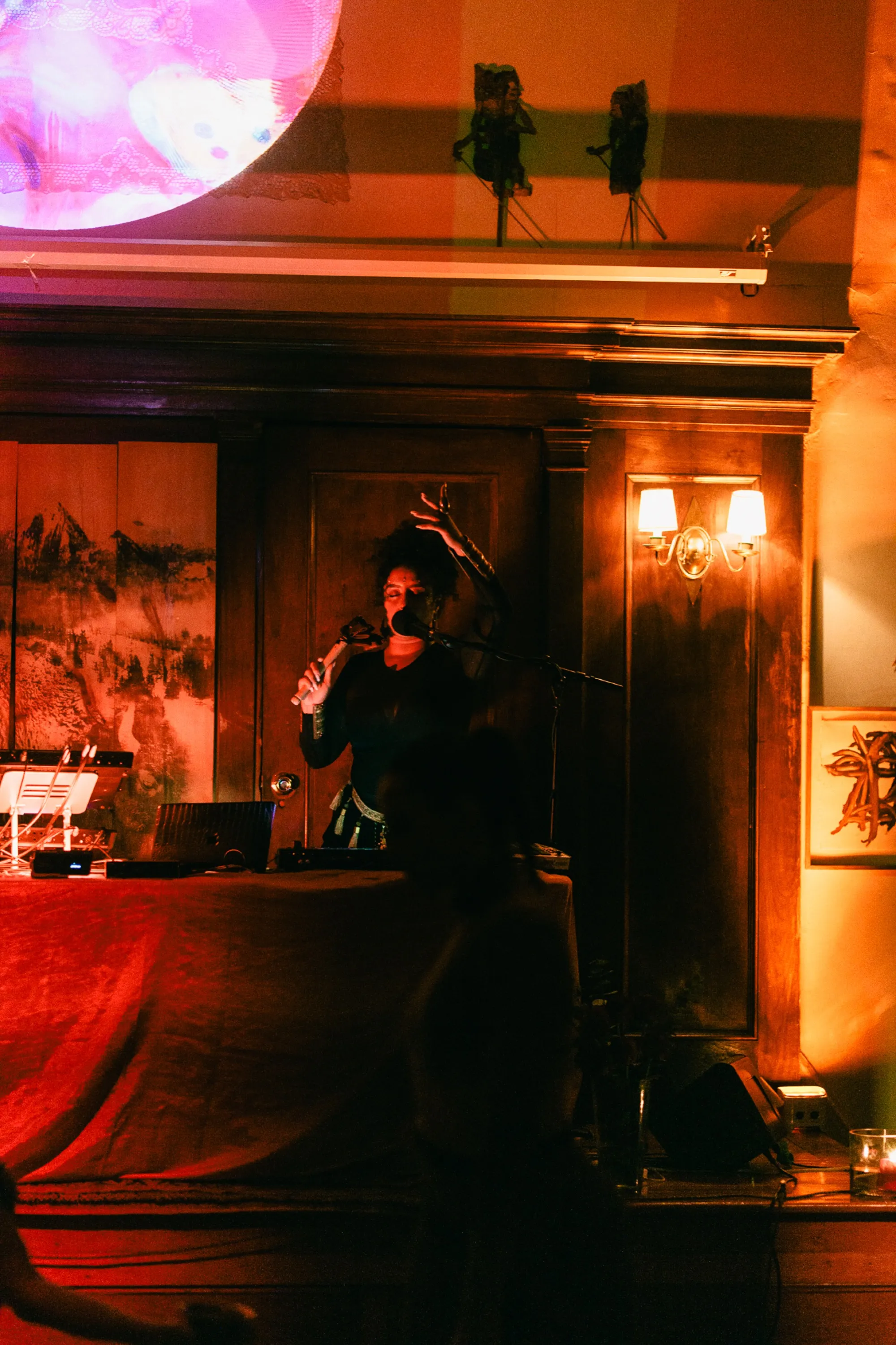 Global artist Benjamin Urbaez and DJ Dreeemy live improvisational music at Love Is Everything Harlem event