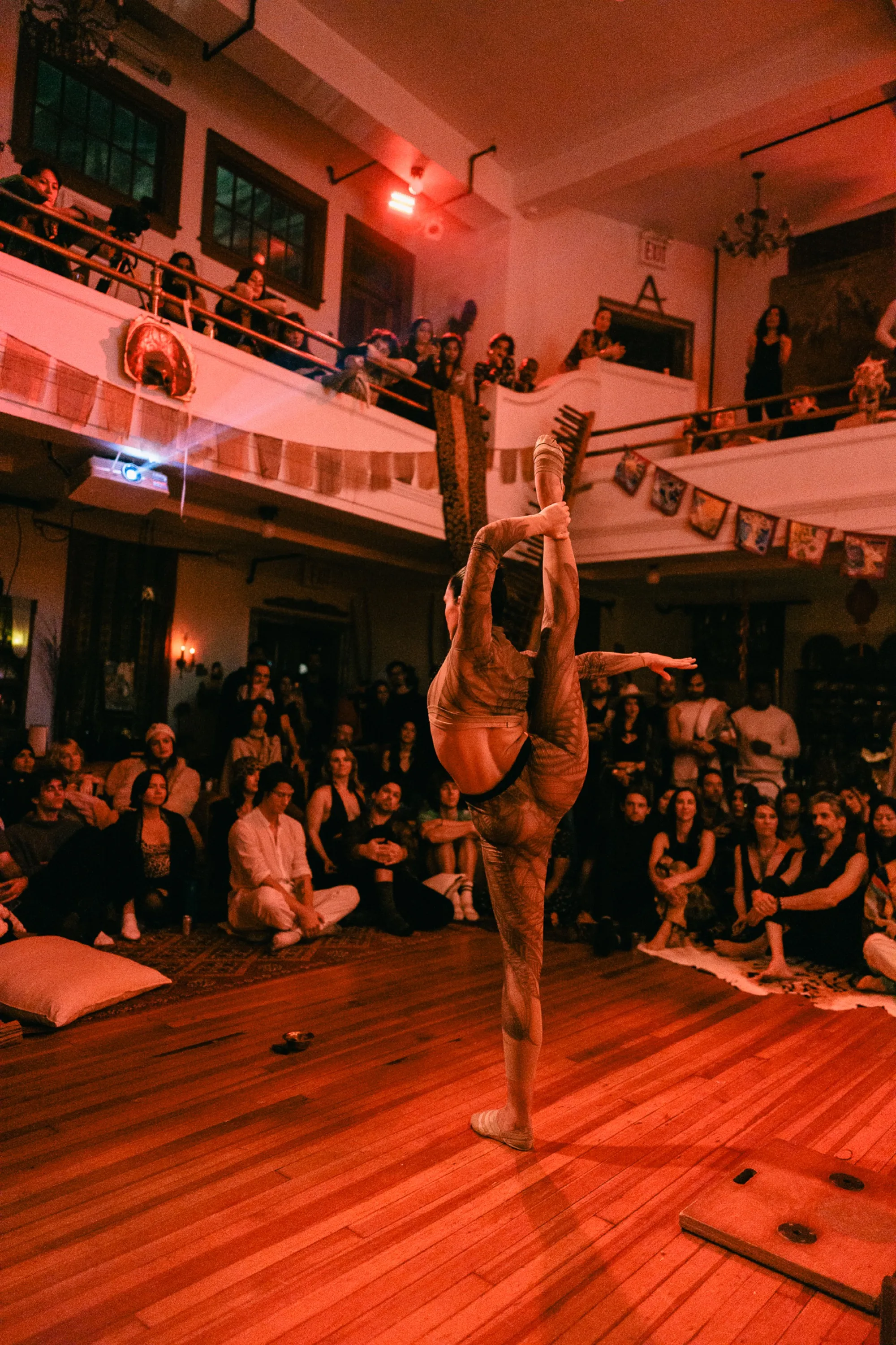 Global artist Benjamin Urbaez and DJ Dreeemy performing afrobeats and spoken word at Love Is Everything in Harlem