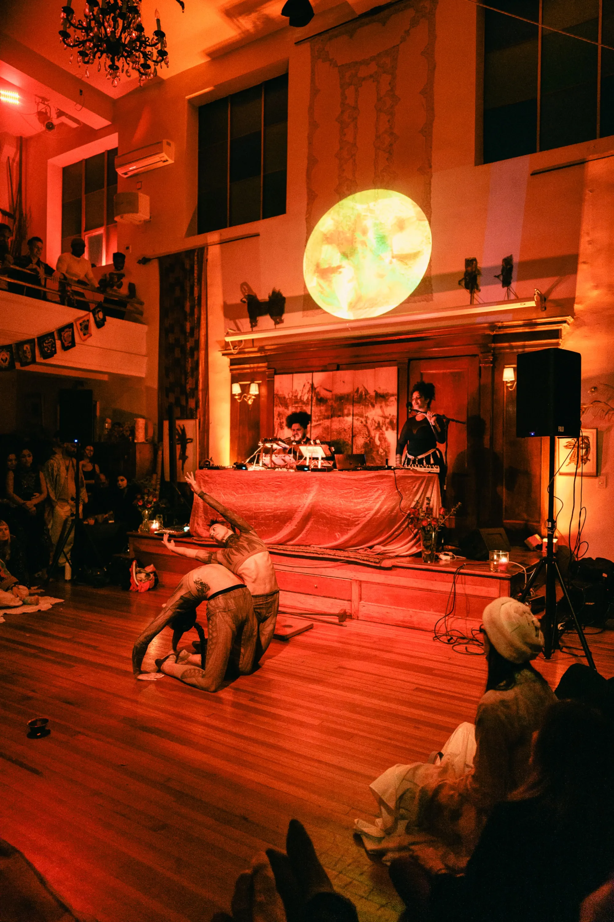 Global artist Benjamin Urbaez and DJ Dreeemy performing with passion at Love Is Everything event in Harlem