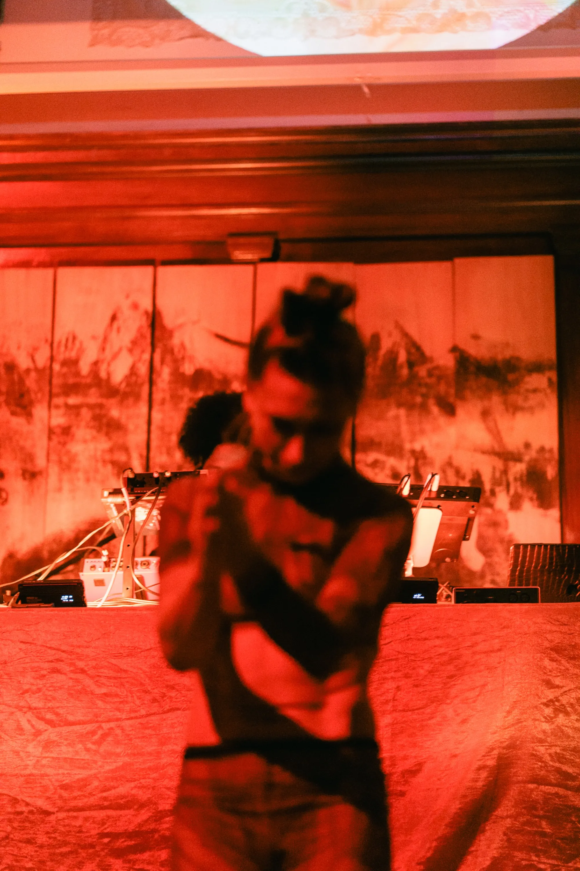 Global artist Benjamin Urbaez and DJ Dreeemy musician from Queens NYC performing at Harlem venue