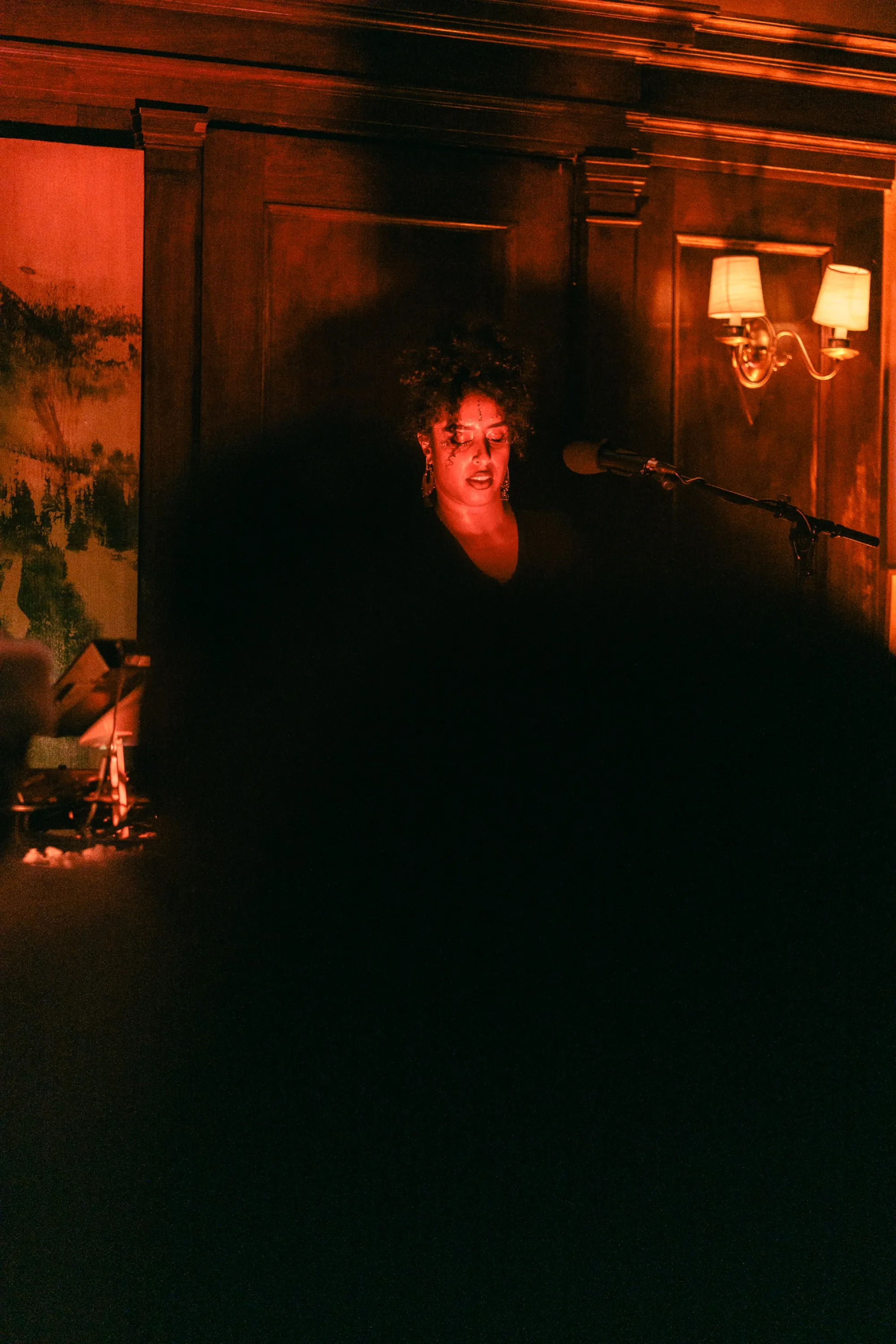 Global artist Benjamin Urbaez and DJ Dreeemy live spoken word and music at Love Is Everything Harlem