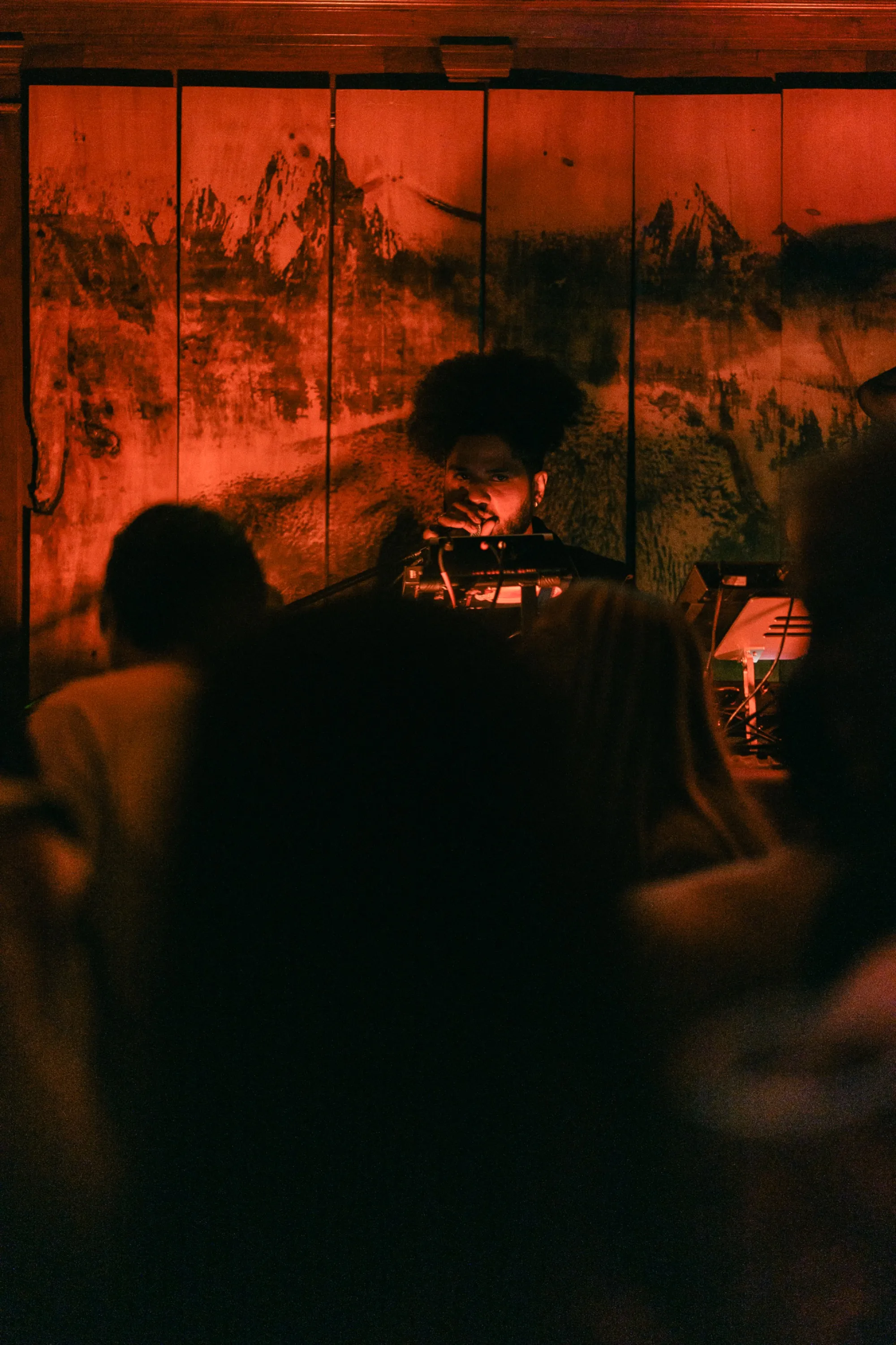 Global artist Benjamin Urbaez and DJ Dreeemy global touring artist performing live at Harlem NYC venue