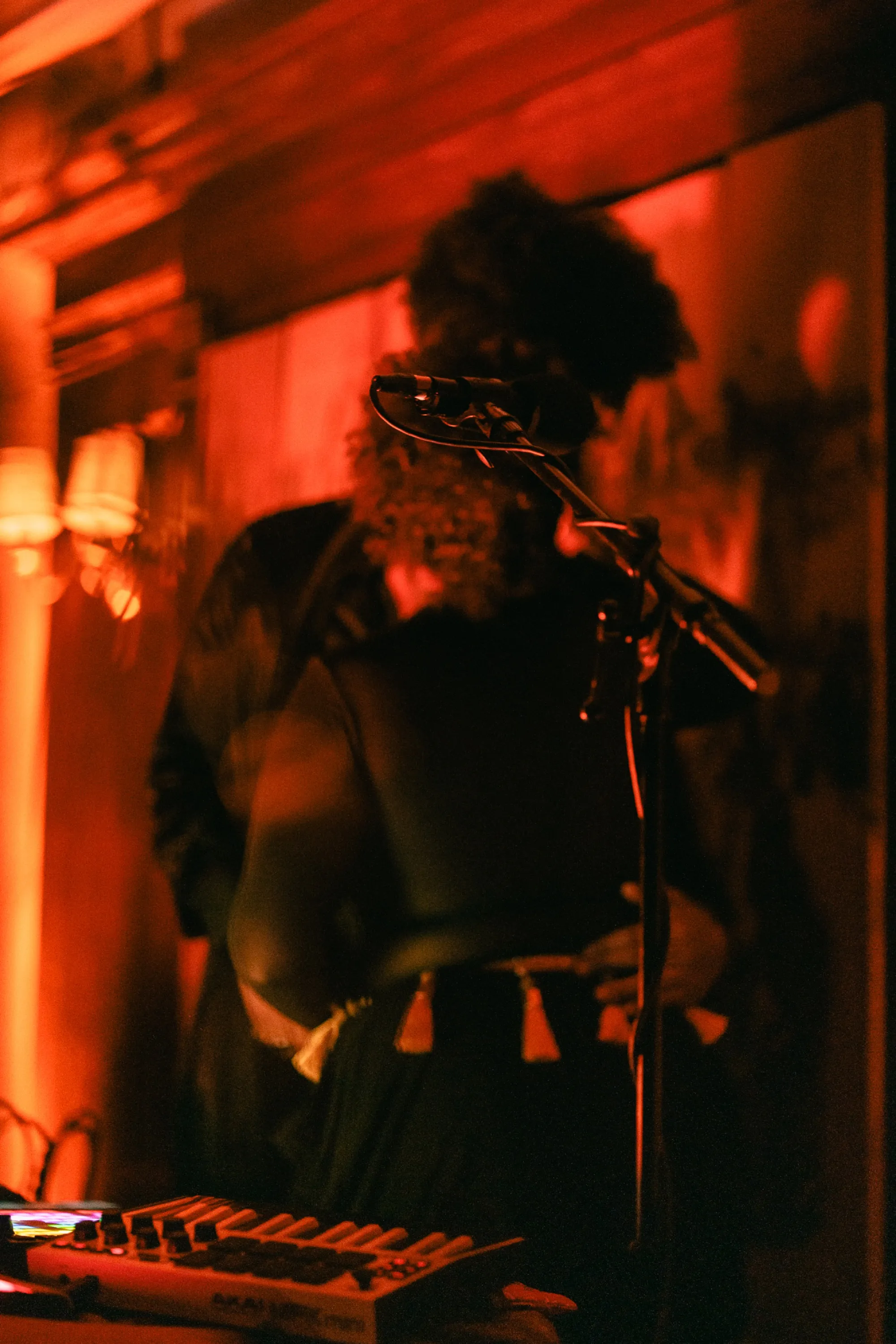 Global artist Benjamin Urbaez and DJ Dreeemy final moments at Love Is Everything Viewcy Harlem